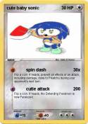 cute baby sonic