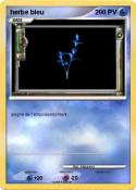 herbe bleu