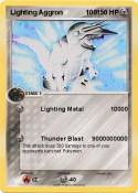 Lighting Aggron