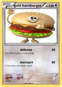 gold hamburger