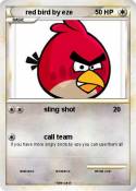 red bird by