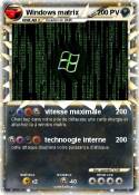 Windows matrix