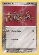 Deoxys x 4