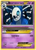 bad time sans
