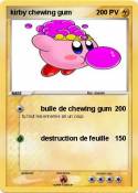kirby chewing