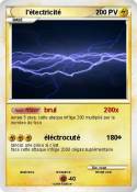 l'étectricité