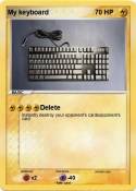 My keyboard