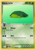 Sleepy turtle