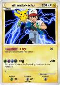 ash and pikachu