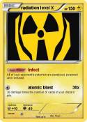 radiation level