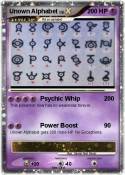 Unown Alphabet