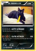 Sir meows a