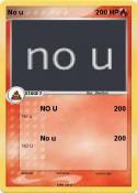 No u