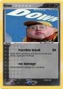 down