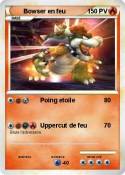 Bowser en feu