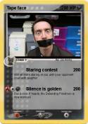 Tape face