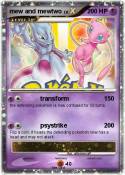 mew and mewtwo