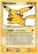 Tyler's pikachu