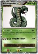 strikeing cobra