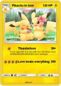 Pikachu in love