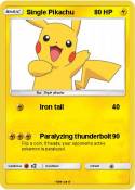 Single Pikachu