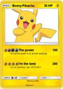 Bossy Pikachu