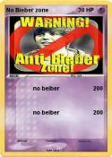 No Bieber zone