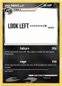 you failed