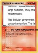 DO YOUR HOMEWOR
