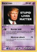 Racist man