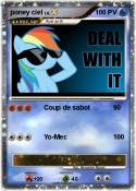 poney ciel