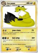 fox paws
