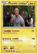 Thunder cookie