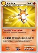 Raichu X