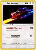 Rainbow car