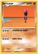 sur la plage