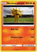 Merciless sun
