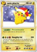 santa pikachu