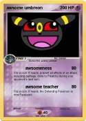 awsome umbreon