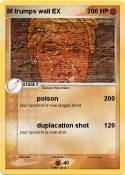 M trumps wall