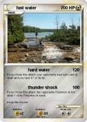 fast water