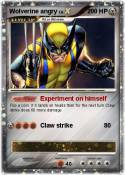 Wolverine angry