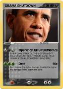 OBAMA SHUTDOWN