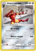 Stupid iron