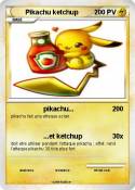 Pikachu ketchup