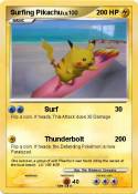 Surfing Pikachu