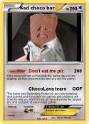 Sad choco bar