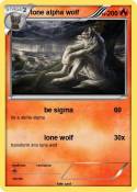 lone alpha wolf