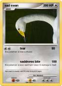 sad swan