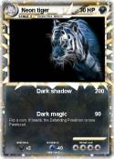Neon tiger